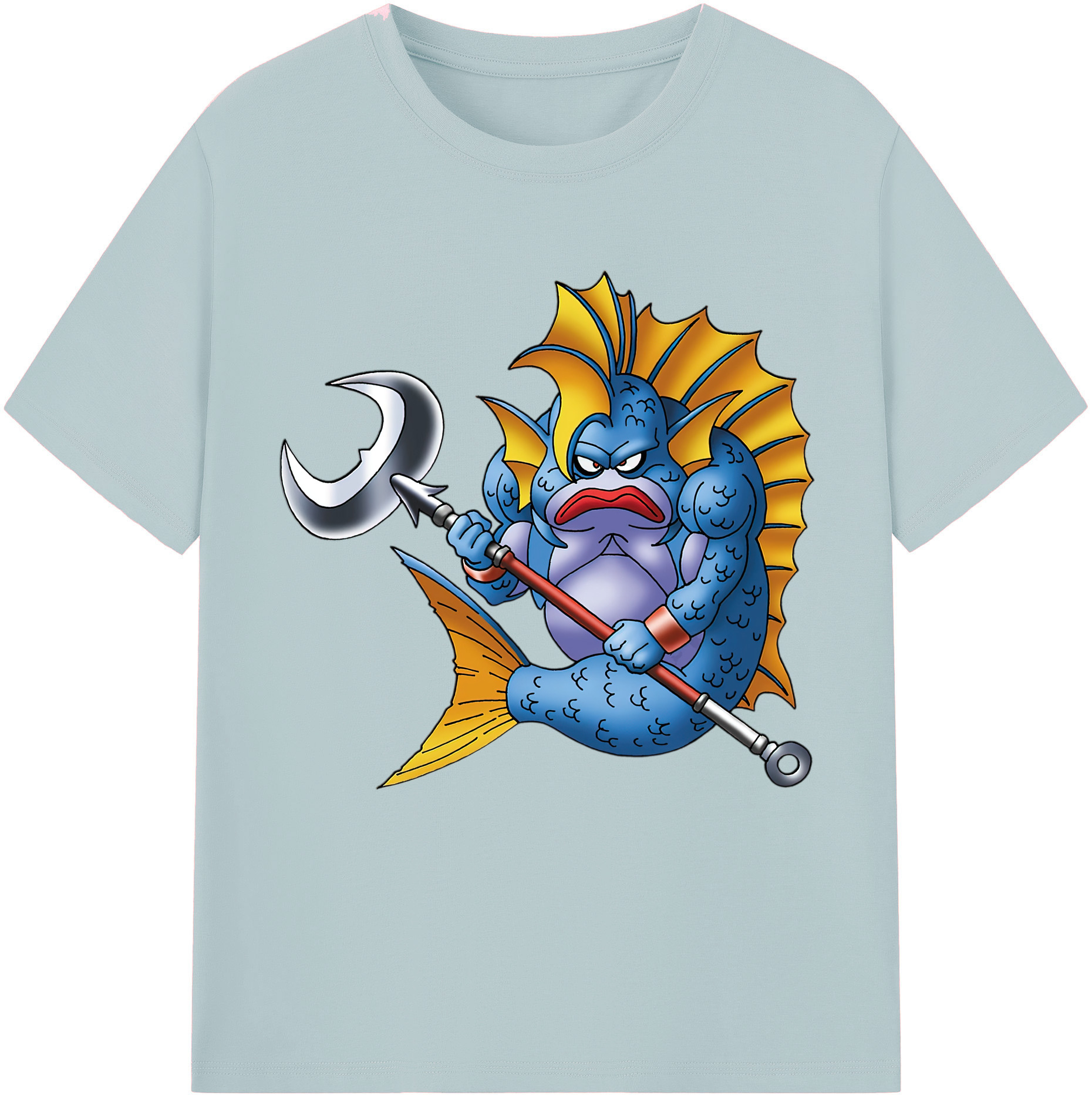 （画像用） ドラゴンクエスト Doragon Kuesuto Dragon Quest 綿100％半袖Tシャツ（フロントプリント）